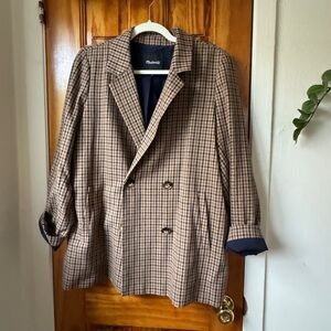 Madewell Plaid Blazer